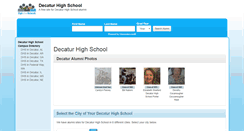 Desktop Screenshot of decaturhighschool.net