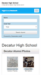 Mobile Screenshot of decaturhighschool.net